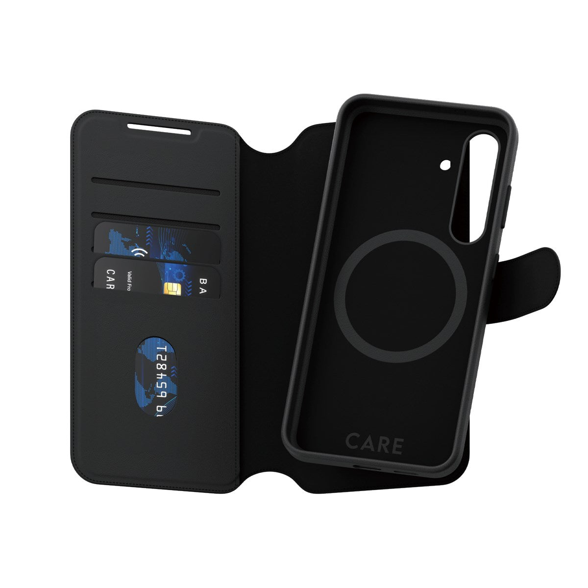 CARE by PanzerGlass® Feature Case Tango Two-in-One Wallet w. Qi Compatible Samsung Galaxy S24
